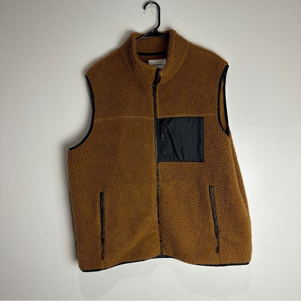 Goodthreads Men's Sherpa Fleece Vest Size XXL